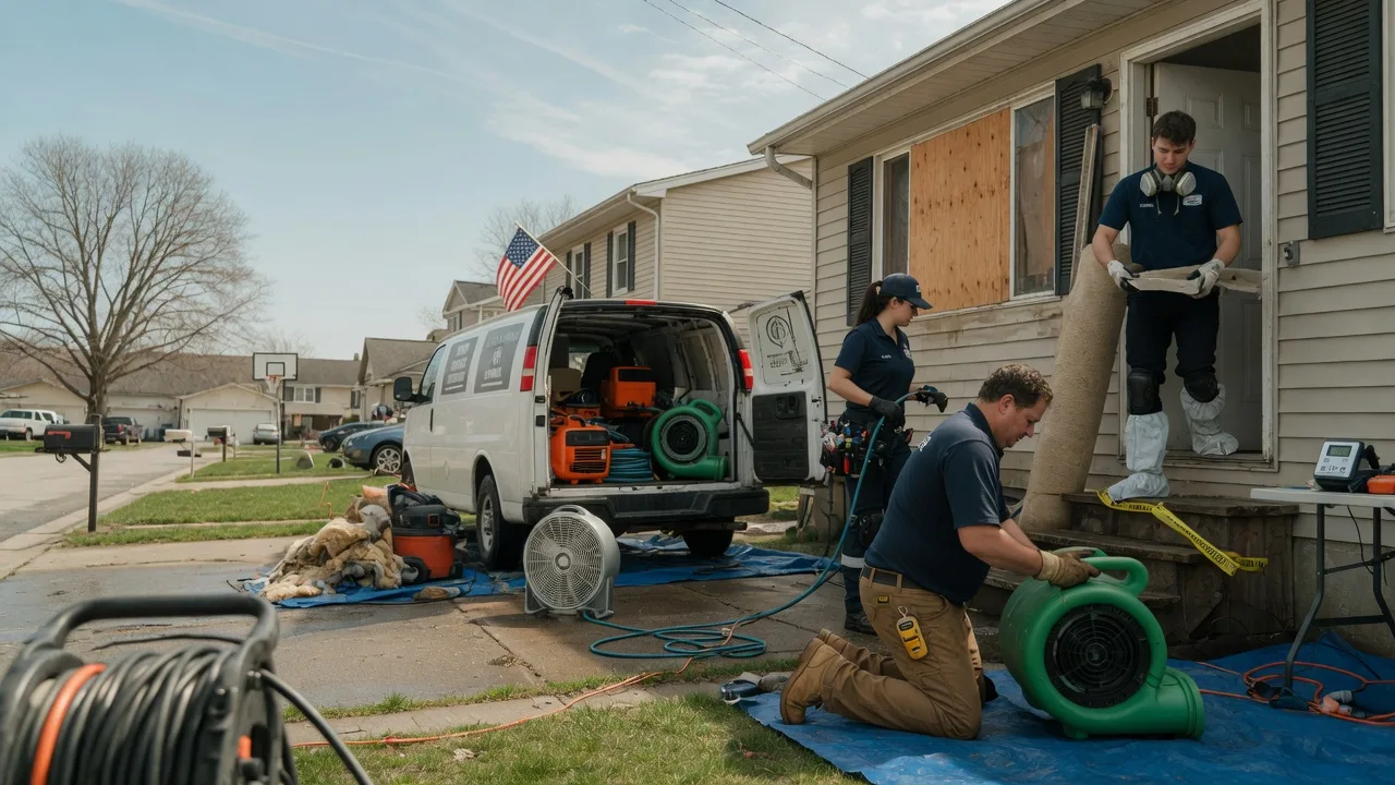 Water Damage Restoration in Columbus, MS near me